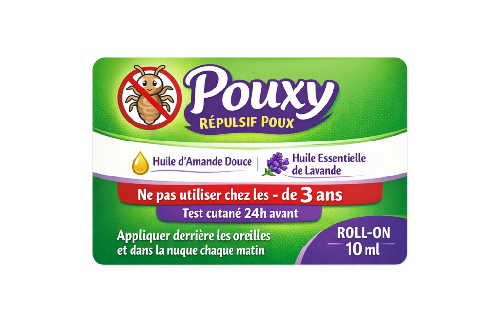 Répulsif Poux POUXY Roll-On 10ml